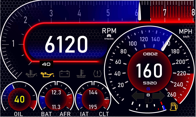 NexGenEFI Pro Edition Slim Digital Display